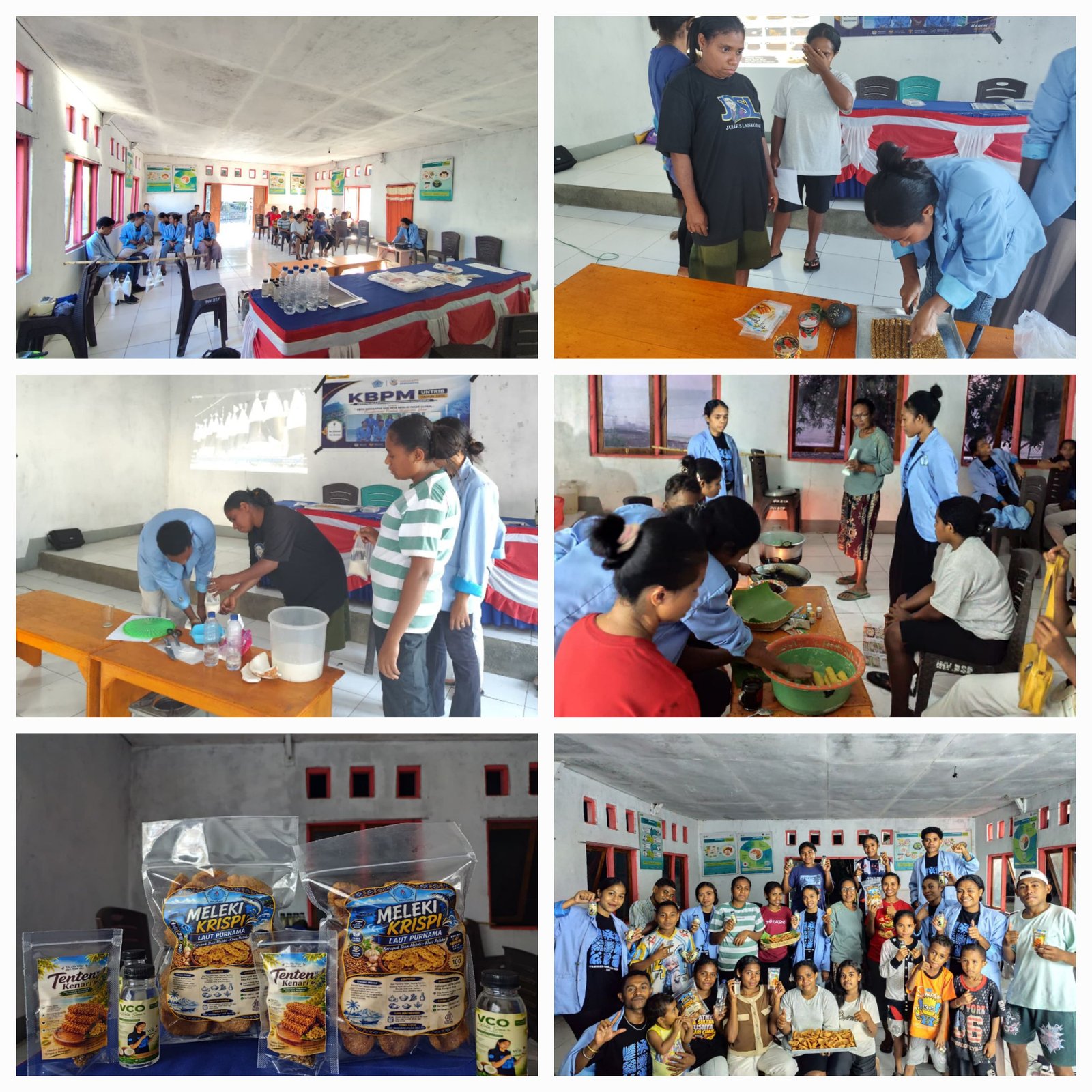 SOSIALISASI DAN PELATIHAN PRODUK LOKAL MAHASISWA KBPM DESA PURNAMA
