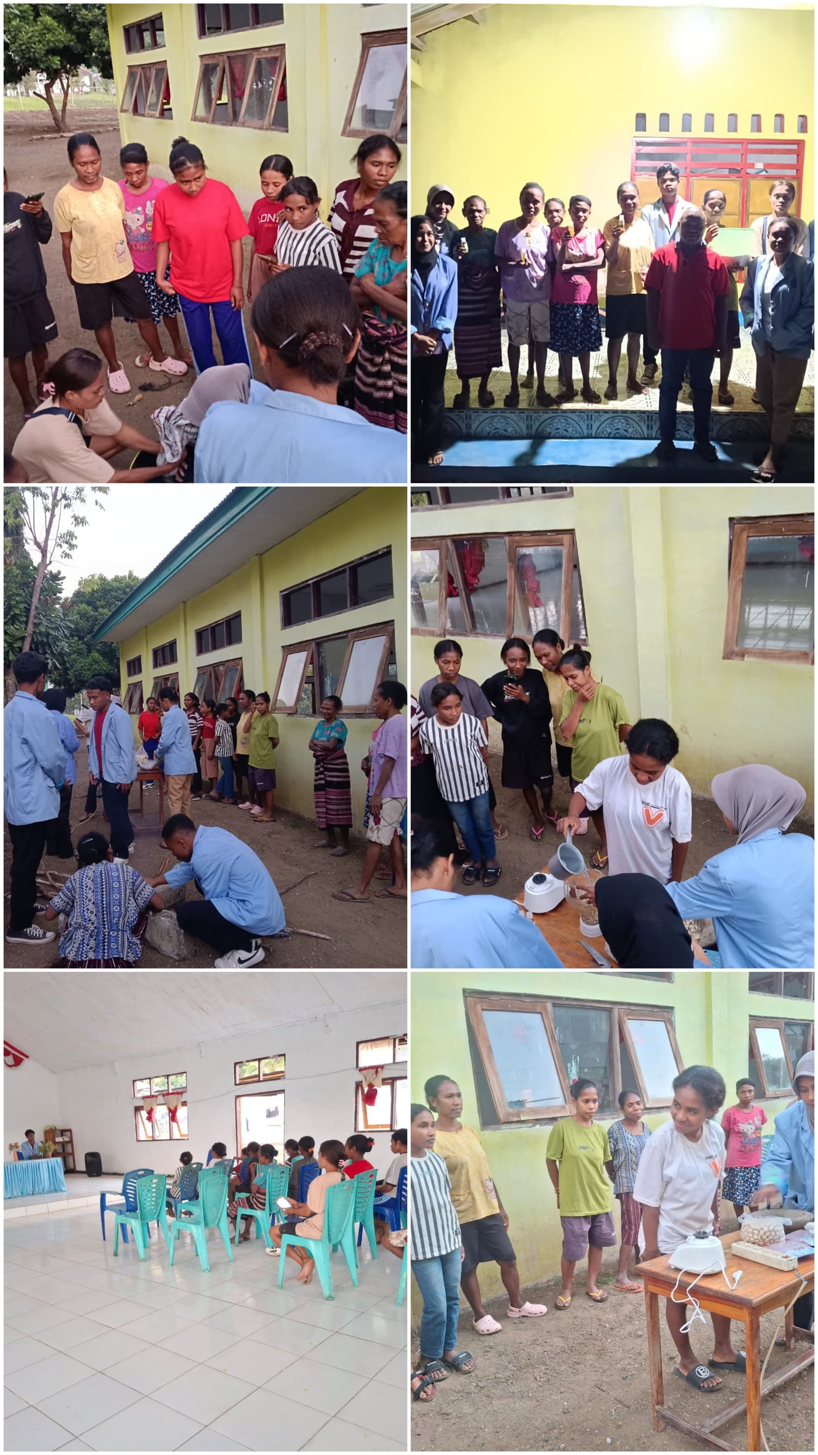Mahasiswa KBPM untrib bersama Masyarakat desa Padang Alang kembangkan produk unggul minyak kemiri murni dan tepung pisang mentah