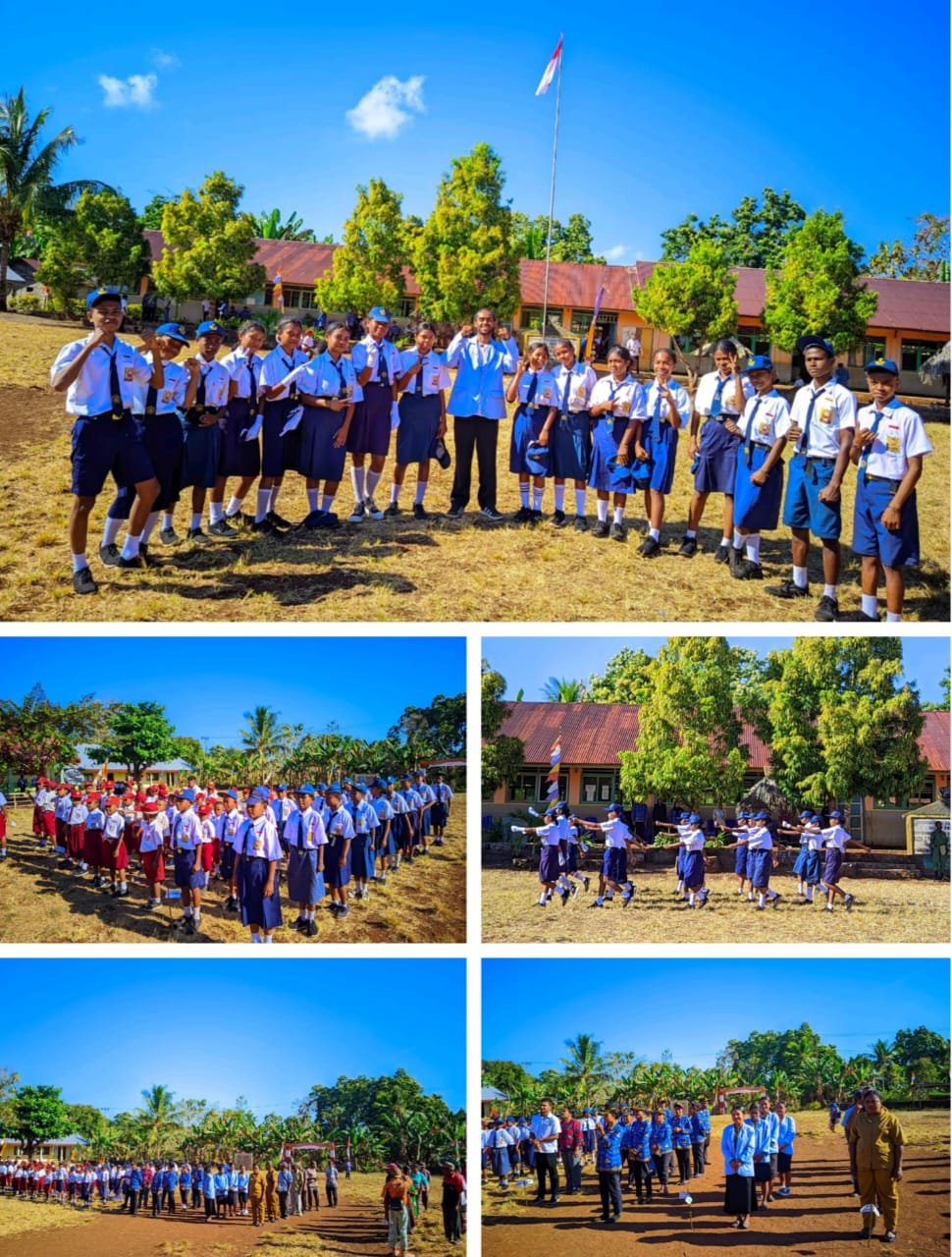 Upacara HUT RI Ke-81 di Desa Wolwal Selatan: Berdaulat, Adil dan Makmur