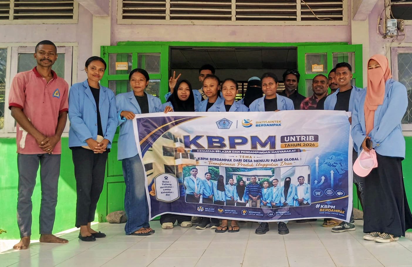 Peserta KBPM UNTRIB Tahun 2026  Tiba di Desa Tulleng Kec. Lembur