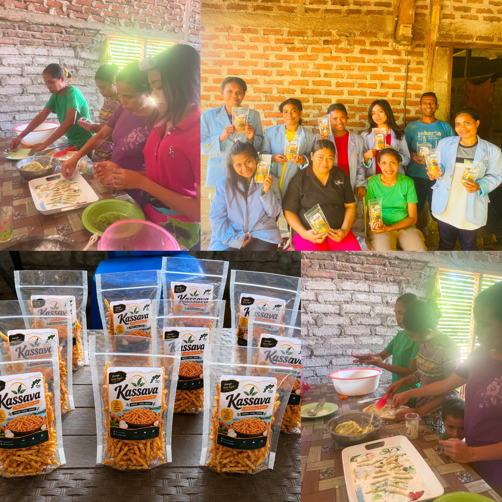 Bersama Mahasiswa KBPM Dan Ibu-Ibu RT 14 Kelurahan Adang Gelar Pelatihan Pembuatan Stik Cassava, Olahan Singkong Jadi Produk Bernilai Ekonomis