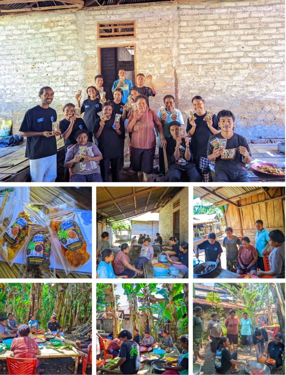 Pelatihan Produk Unggulan Pisang "Mihal Keripik", Langkah Nyata KBPM Untrib 2026 Dongkrak Ekonomi Warga Wolwal Selatan
