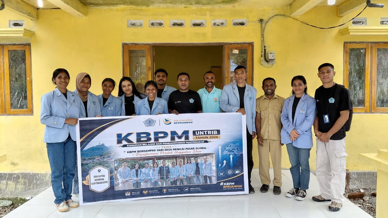 Tiba di lokasi, Peserta KBPM UNTRIB 2026 disambut hangat Pemerintah Desa Dapitau