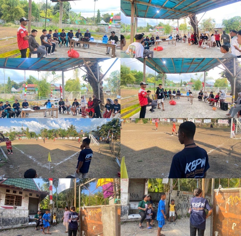 MAHASISWA KBPM UNIVERSITAS TRIBUANA KALABAHI TURUT TERLIBAT DALAM KEPANITIAAN PERLOMBAAN SEPAK BOLA LENDOLA CUP 1
