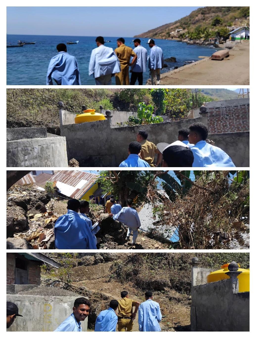 Kegiatan Peninjauan Lokasi Pembuatan Bak Sampah di Desa Toang
