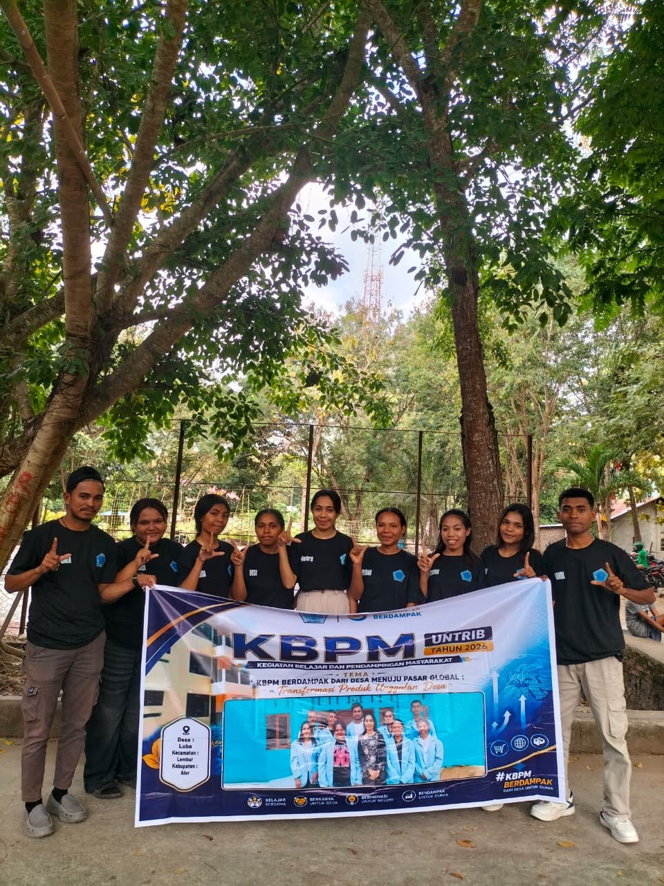 Mahasiswa KBPM UNTRIB Siap Berangkat Menuju "Desa Luba"