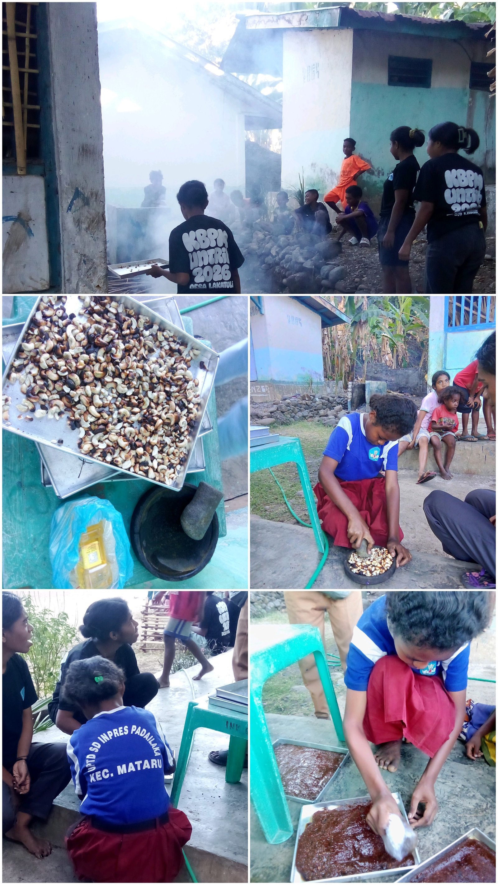 PELATIHAN PEMBUATAN KACANG TENTENG DI SD IMPRES PADAILAKA