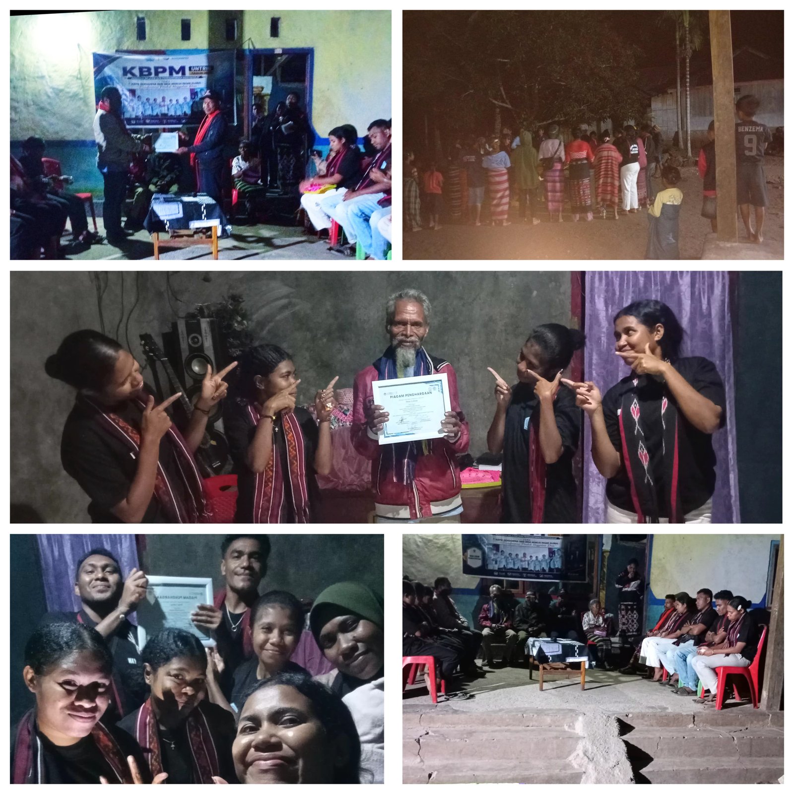 Mahasiswa KBPM Universitas Tribuana Kalabahi Melepas Pengabdian di Desa Lekom dengan Pemberian Piagam Penghargaan*