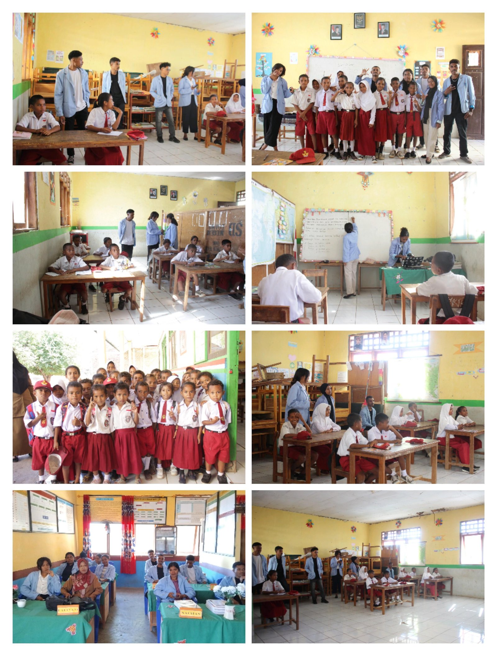 Mahasiswa KBPM DESA TOANG melaksanakan kegiatan pembelajaran dan pendampingan di sekolah dasar(SD NEGERI TOANG)