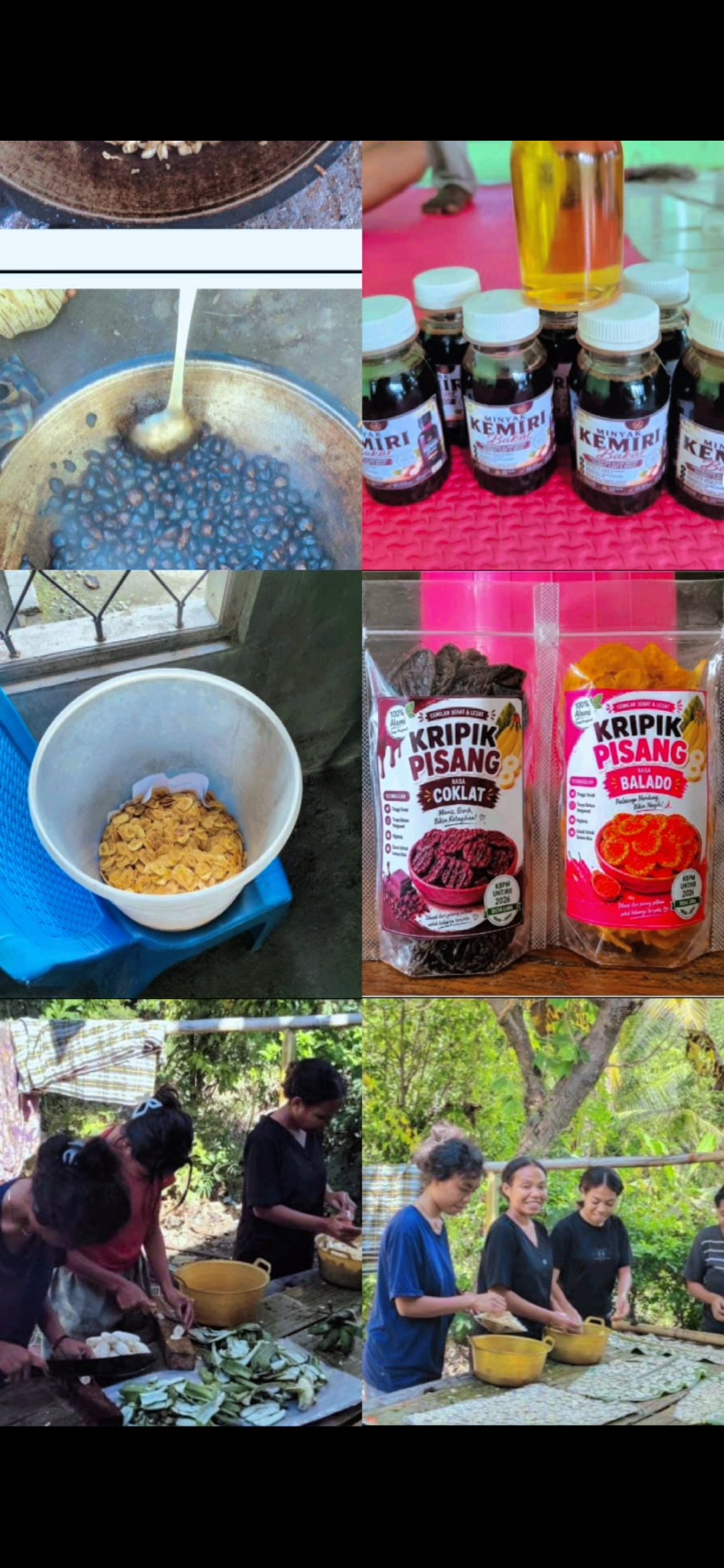 Mahasiswa KBPM UNTRIB Desa Luba Bersama Masyarakat Uji Coba Produk Lokal
