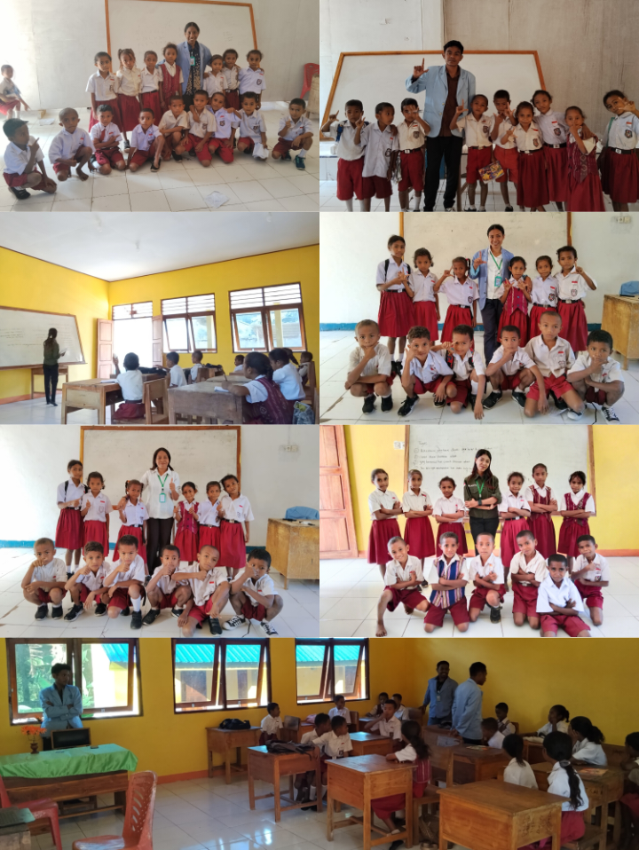 Mahasiswa KBPM Program Studi PGDS dan Teknik Informatika Melakukan Pengabdian Di SD GMIT Kalondama II