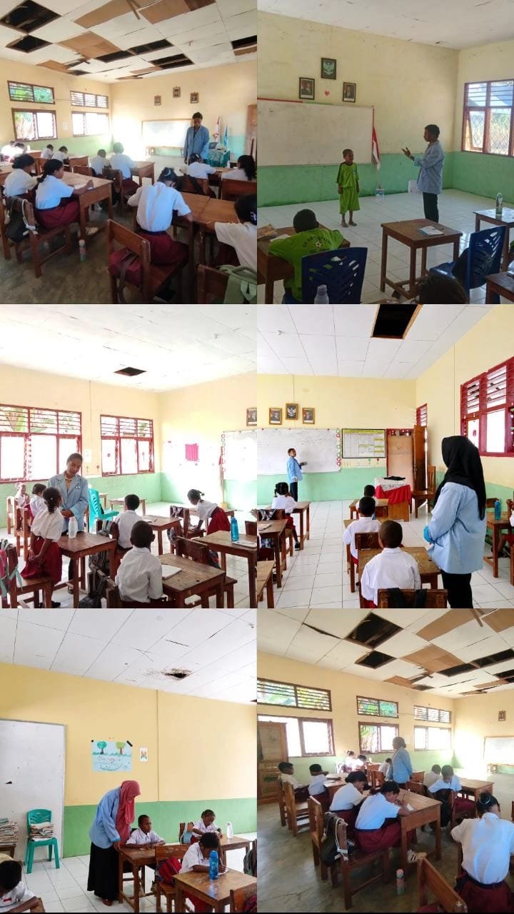 MAHASISWA KBPM UNTRIB KALABAHI LAKSANAKAN KEGIATAN PENGABDIAN DI SD GMIT 29 FAMI TULLENG