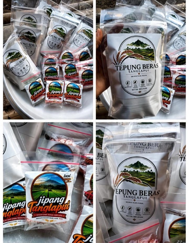 Produk Lokal Jipang dan Tepung Beras dari Beras Tanglapui
