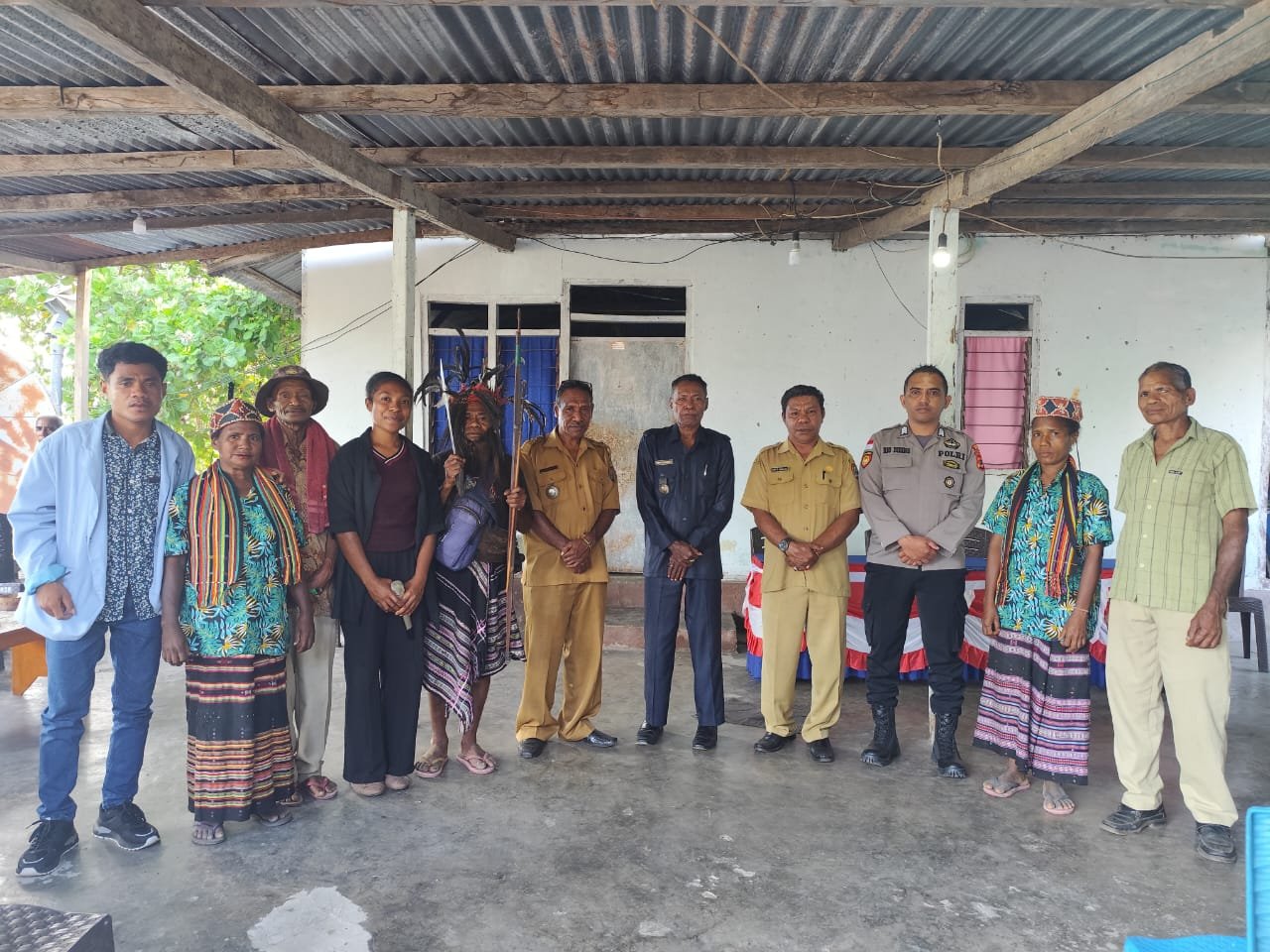 Kunjungan Kerja Camat di Desa Purnama, Mahasiswa KBPM Berperan Aktif dalam Rangkaian Kegiatan